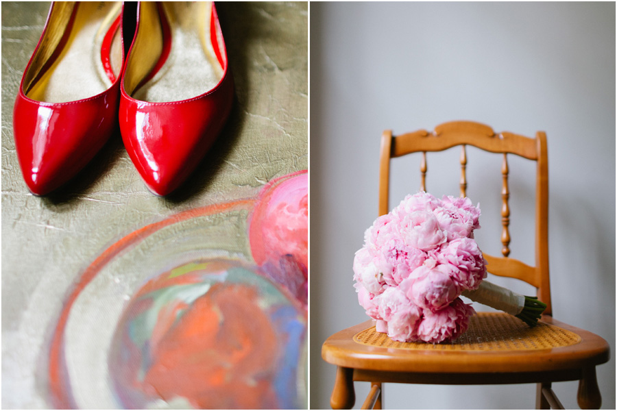 colorful artsy wedding photography