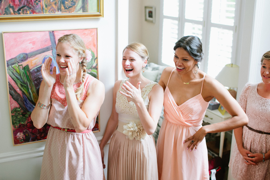 sweet emotional bridesmaids