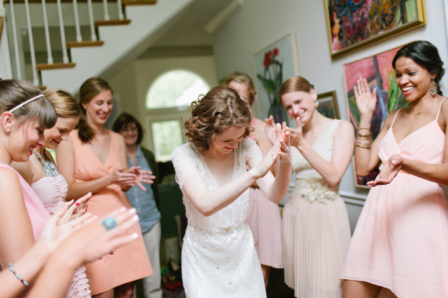 happy bridesmaids