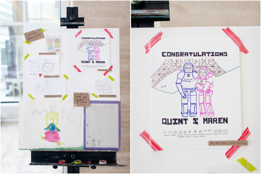 robot bride and groom