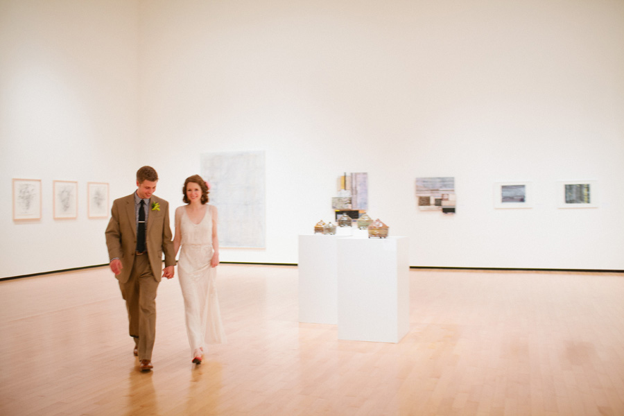 walking in the art gallery