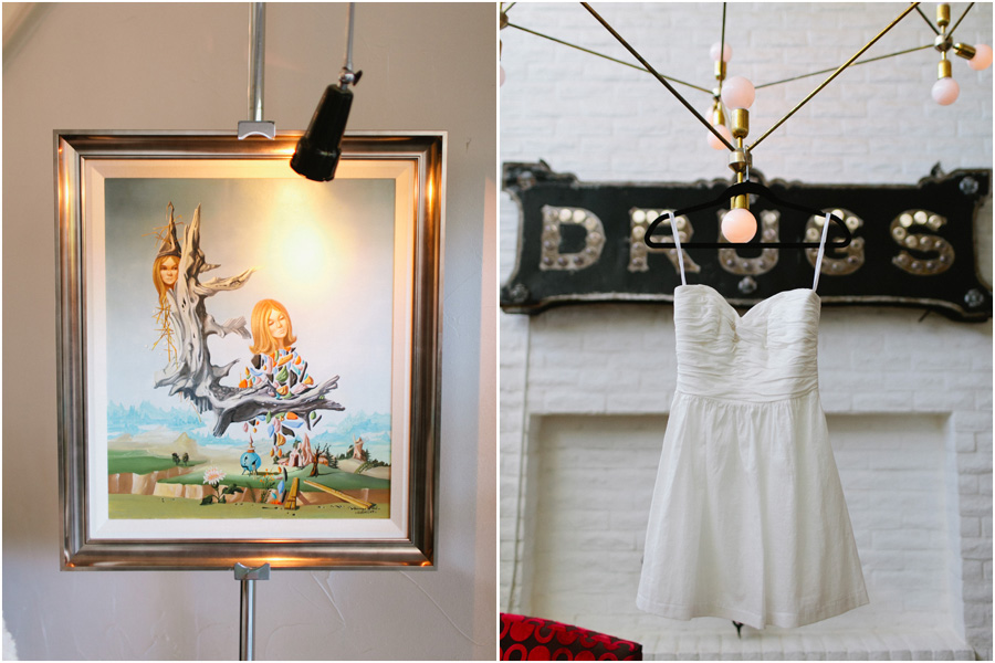 party dress in the lobby of the parker hotel