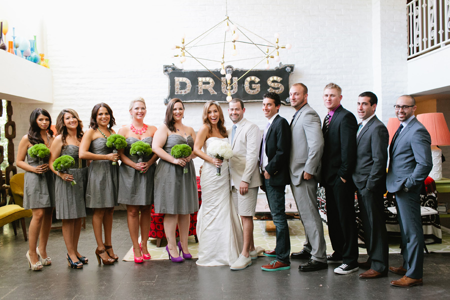 bridal party at the parker hotel