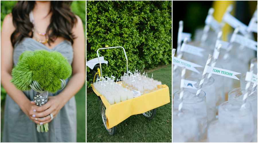lemonade at a wedding
