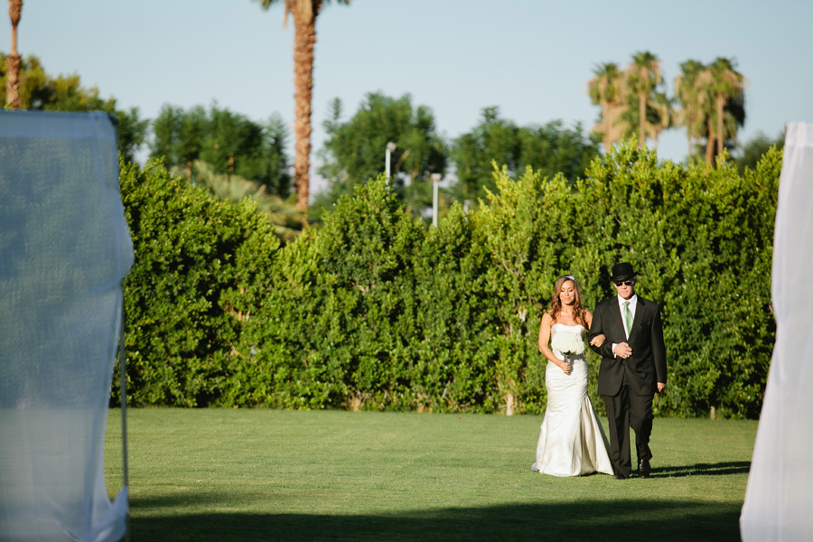 walking down the aisle