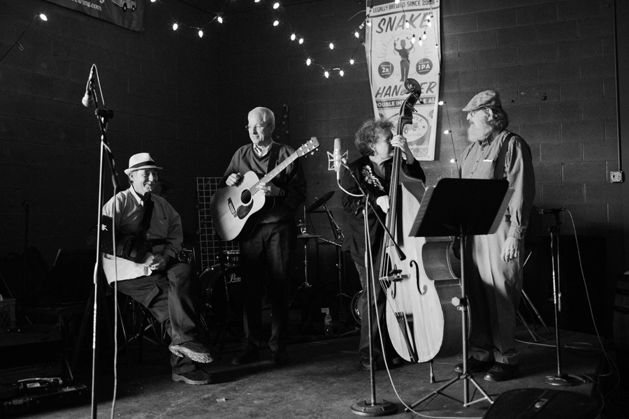 bluegrass band at wedding