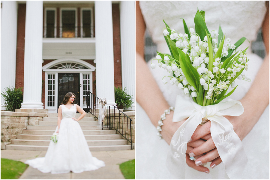 lily of the valley bridal bouquet