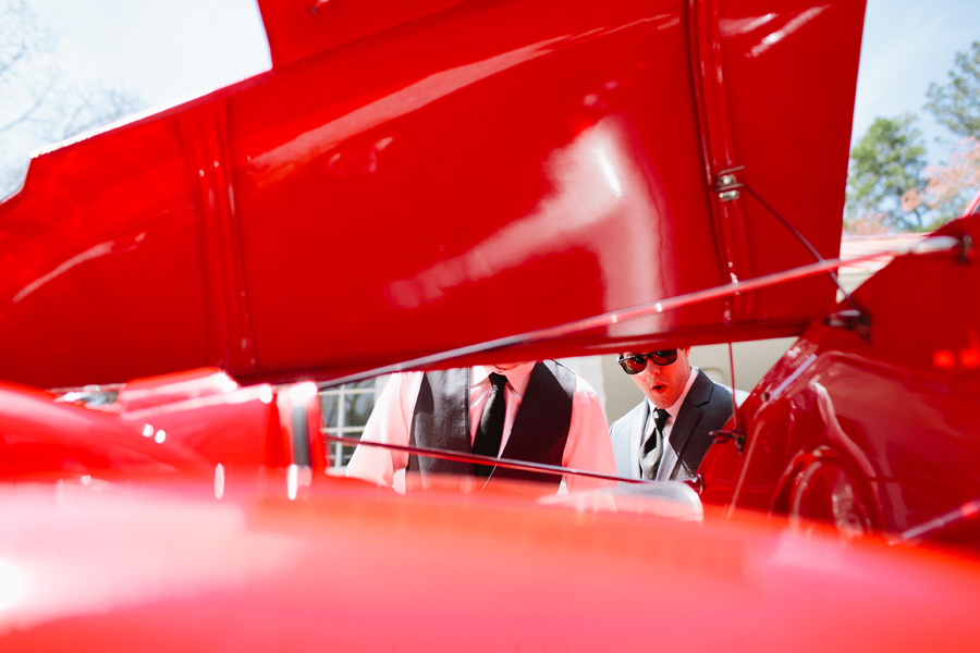 classic hot rod getaway car