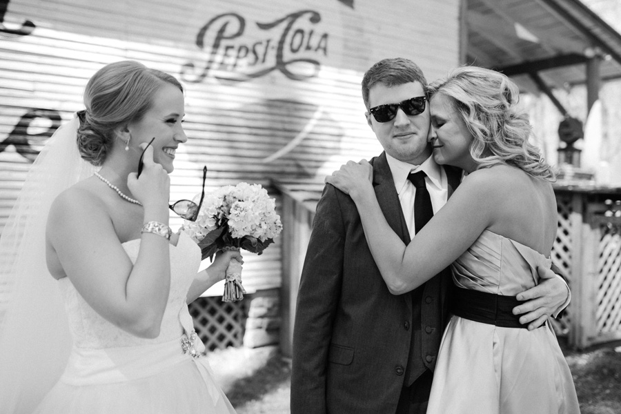 mother of the groom hug