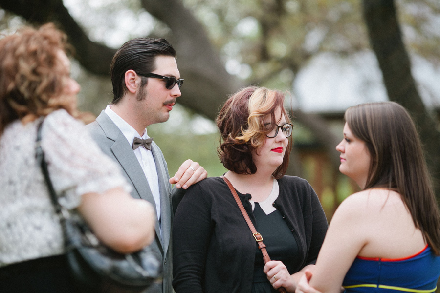 hip austin wedding guests
