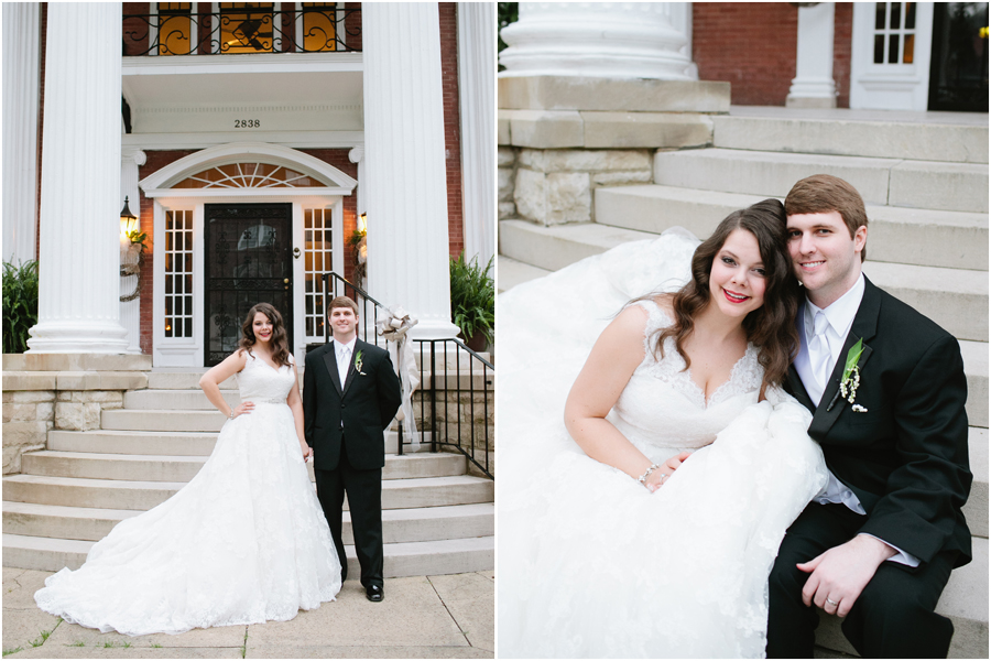 donnelly house wedding portraits