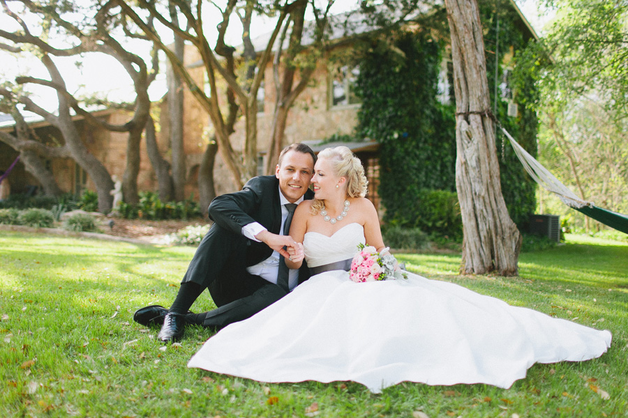 golden hour wedding portraits