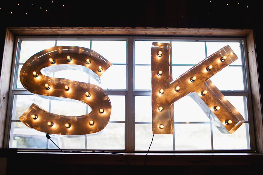 handmade marquee letters
