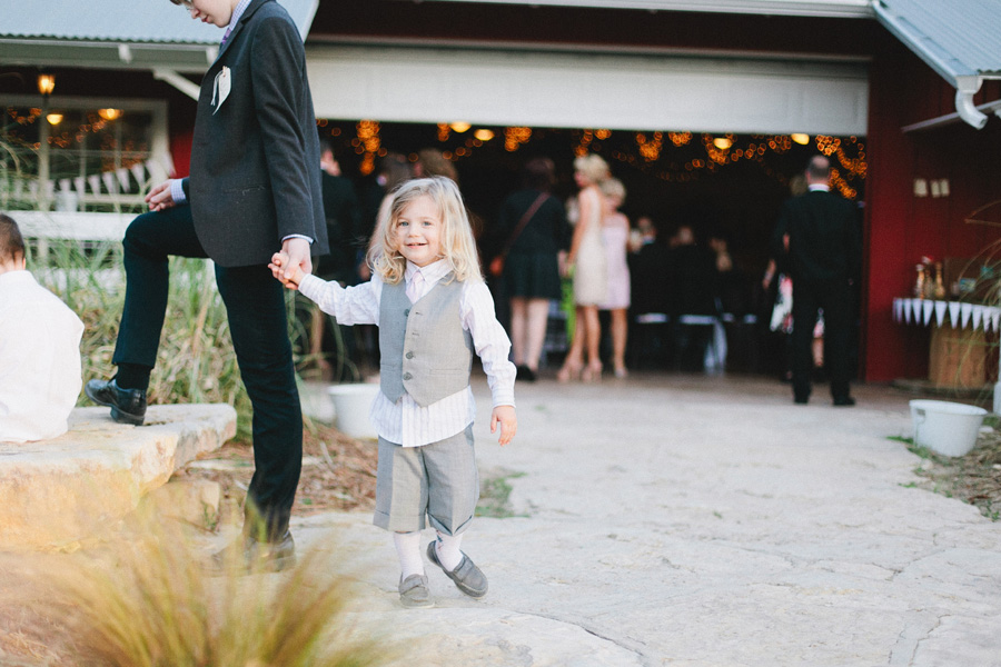 cute kid at wedding