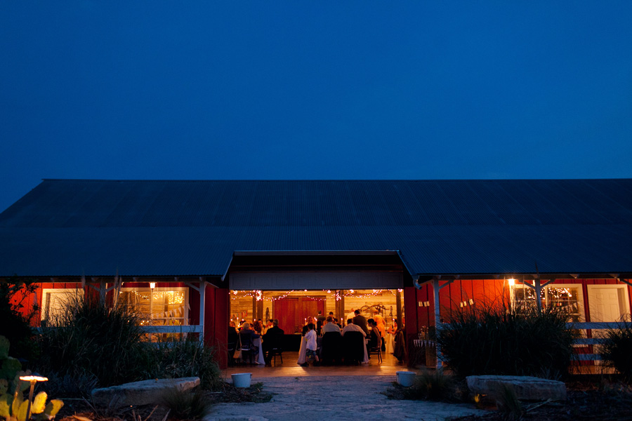 wedding in a barn
