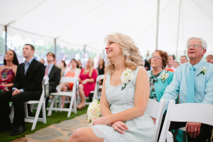 happy mother of the bride