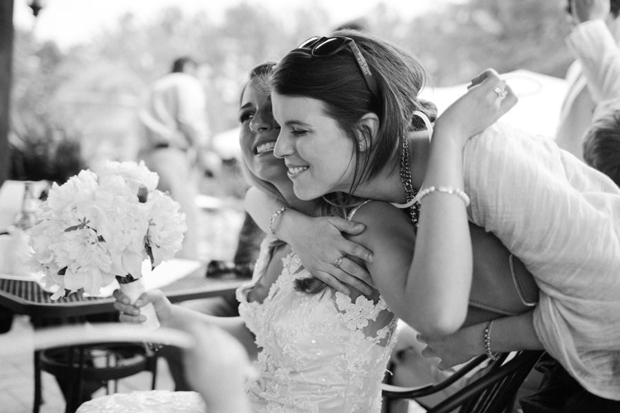 happy wedding reception