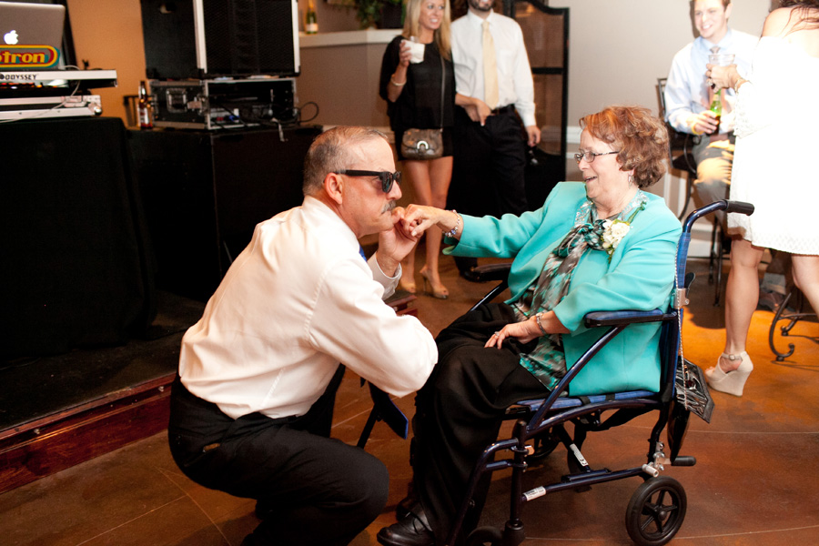 awesome dancing wedding guests