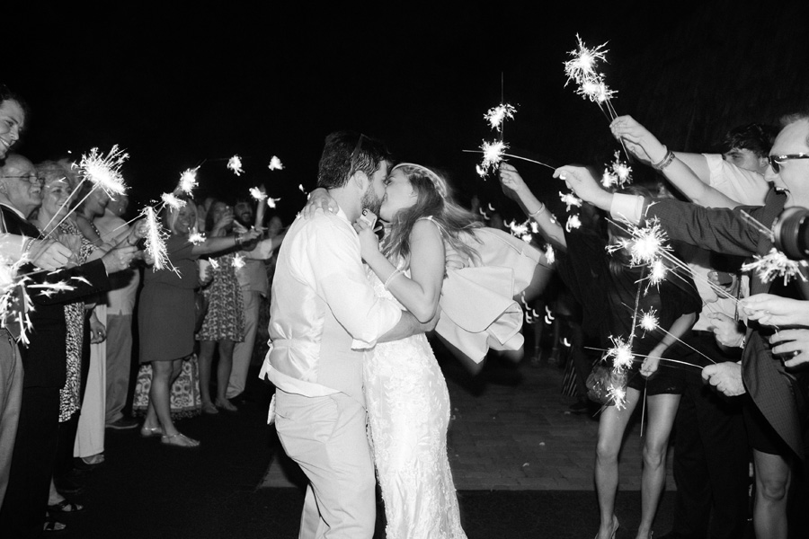 sparkler sendoff