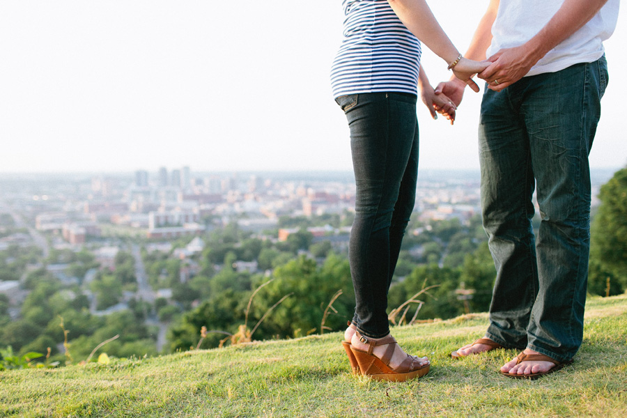 portraits with birmingham skyline