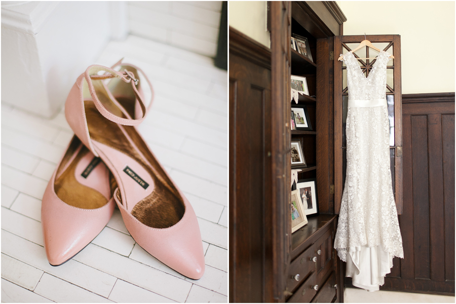 pale pink patent leather wedding shoes
