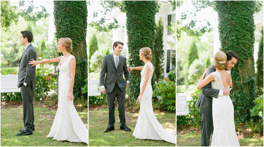 wedding day first look