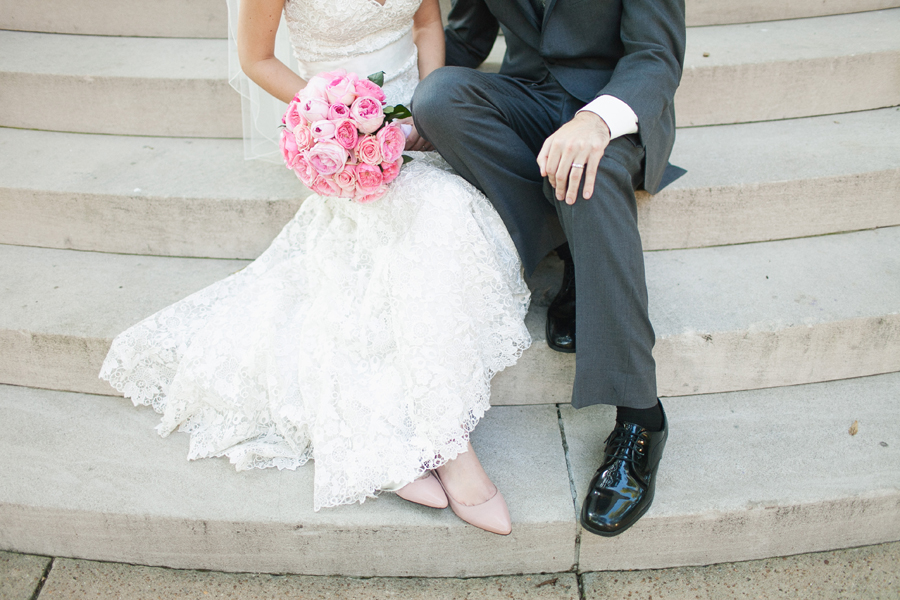pale pink wedding