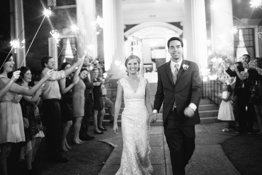 sparkler wedding sendoff