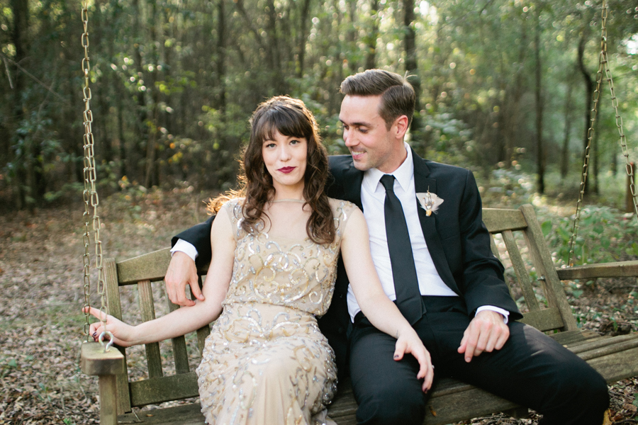 intimate backyard alabama wedding