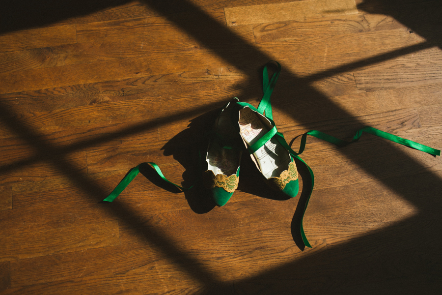 emerald green wedding shoes