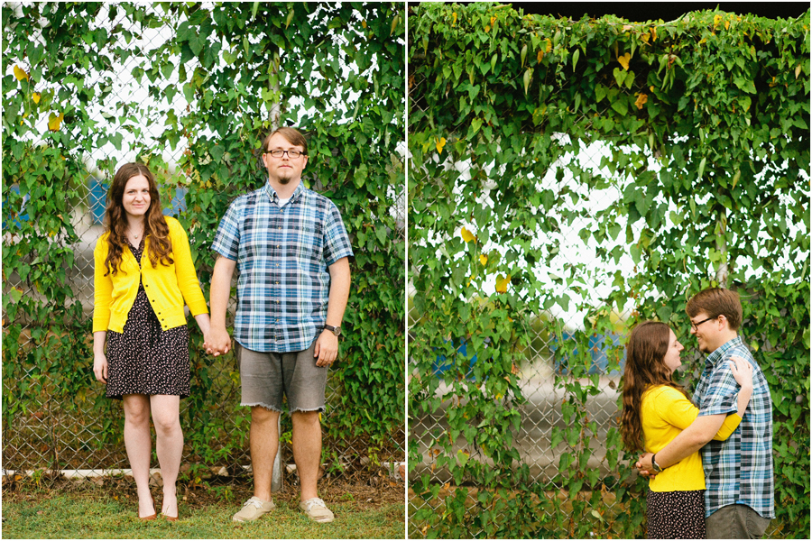 colorful engagement session