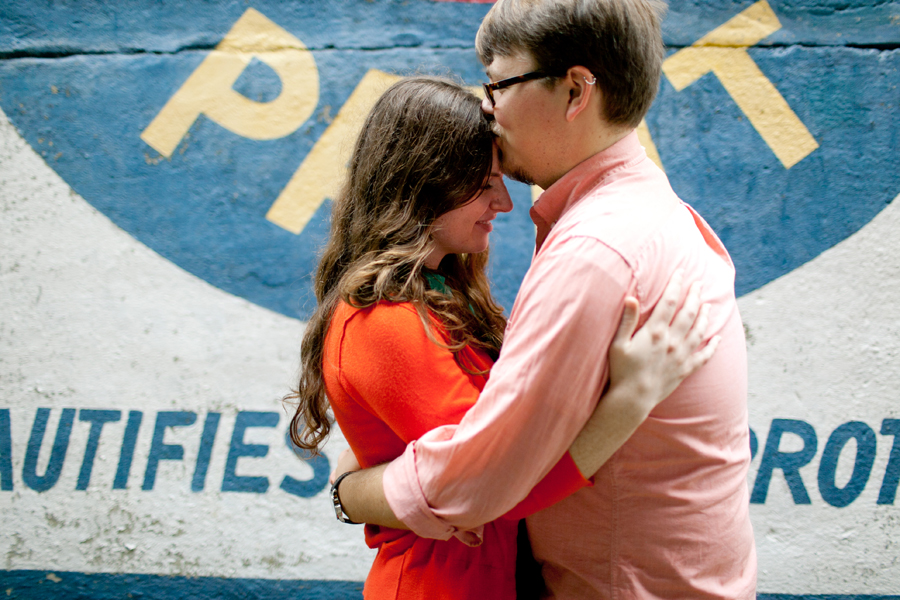 kiss on the forehead