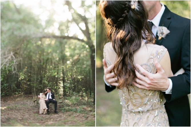 intimate backyard alabama wedding