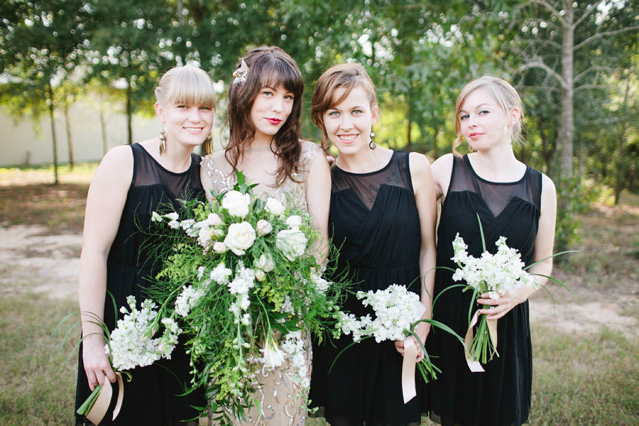 cascading wedding bouquet