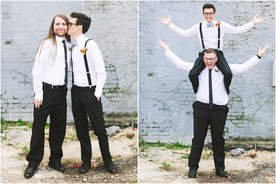 silly groomsmen