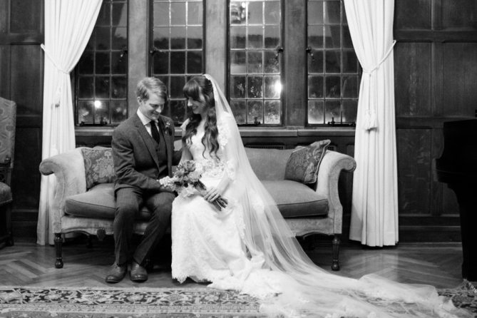 candid wedding moment