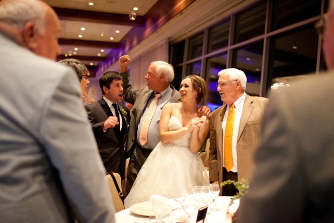 singing rocky top at wedding