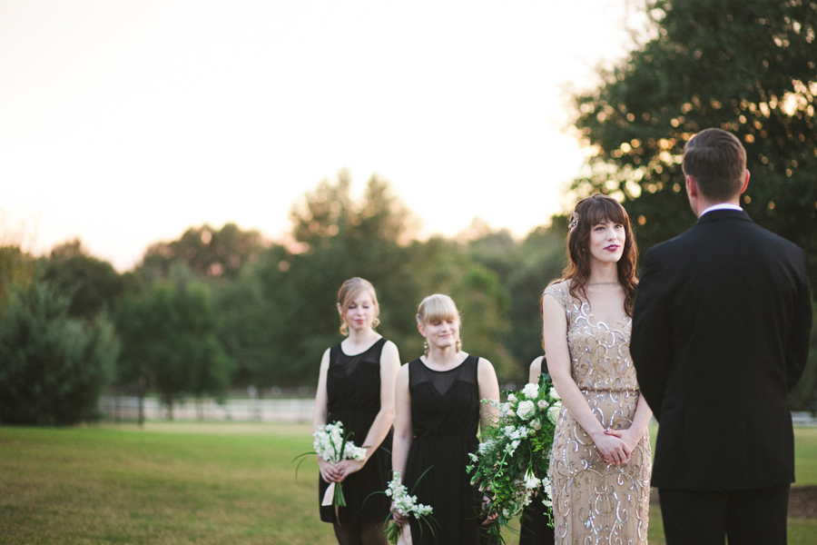 gorgeous backyard intimate wedding