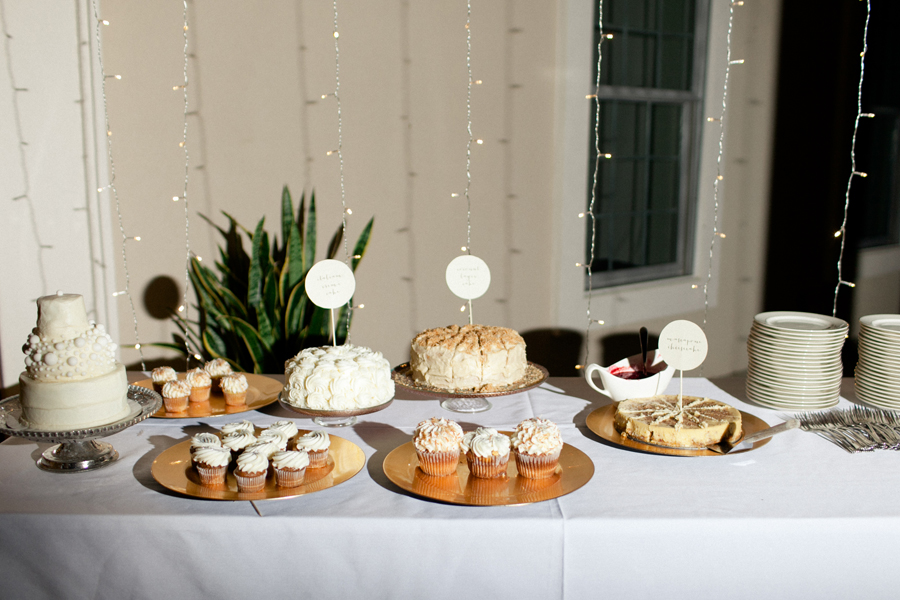 handmade wedding dessert bar