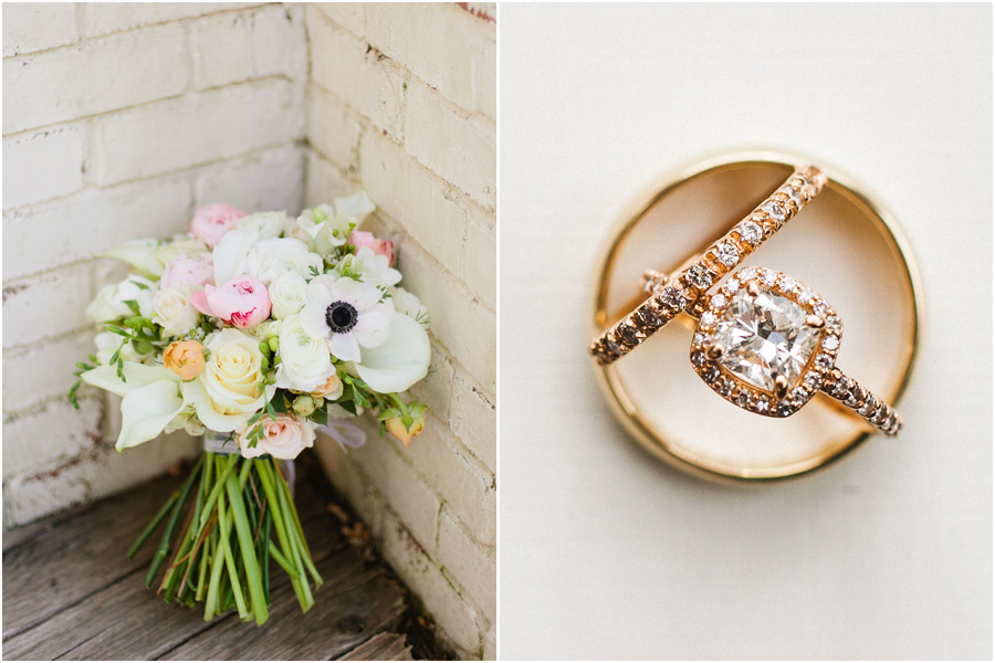 rose gold engagement ring